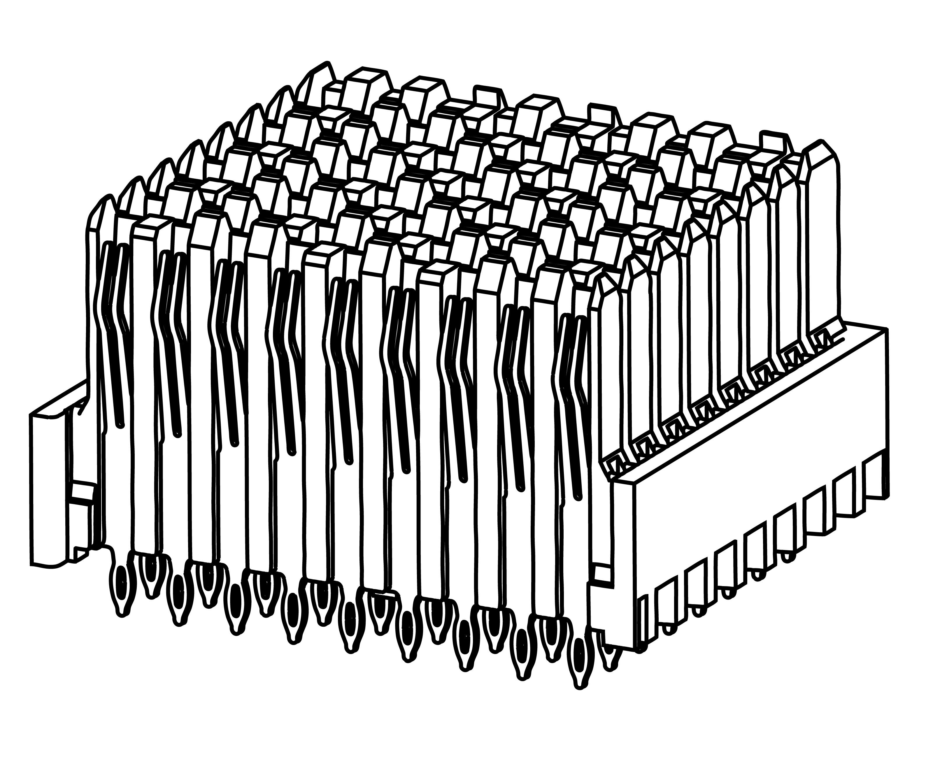 Velox Highspeed Backplane Steckverbinder VITA46