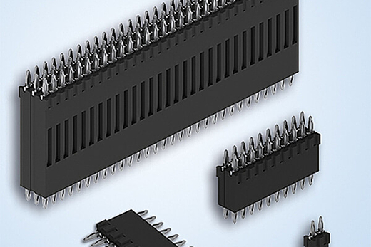 Fester Leiterplattenverbinder in Einpresstechnik