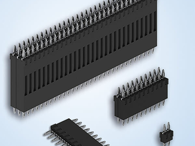 Fester Leiterplattenverbinder in Einpresstechnik