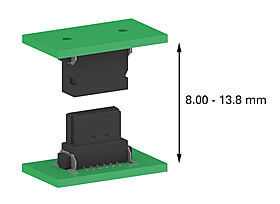 One27-Steckverbinder flexible Leiterplattenabstände