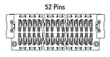 Abmessung Zero8 Plug gerade 52-polig