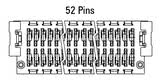 Abmessung Zero8 Plug gerade 52-polig