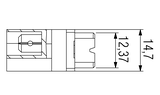 DIN H15 FL Faston Zeichnung v2
