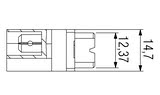 DIN H15 FL Faston Zeichnung v2