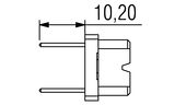 DIN H15 flach FL Lot Anschlusslaenge 13 Zeichnung v2