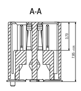 Zero8 Socket Profilschnitt