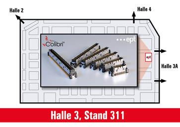 Hallenplan der embedded world 2020