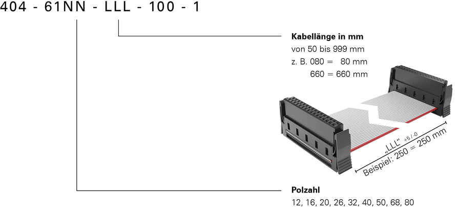 Bestellschluessel One27 Kabelkonfektion Konfektionsvariante 100 Foto neu 2021