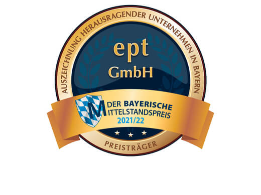ept gewinnt Bayerischen Mittelstandspreis