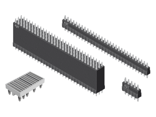 flexilink Leiterplattenverbinder in Einpresstechnik