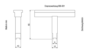 Einpresswerkzeuge 886 601 PowerTerminal