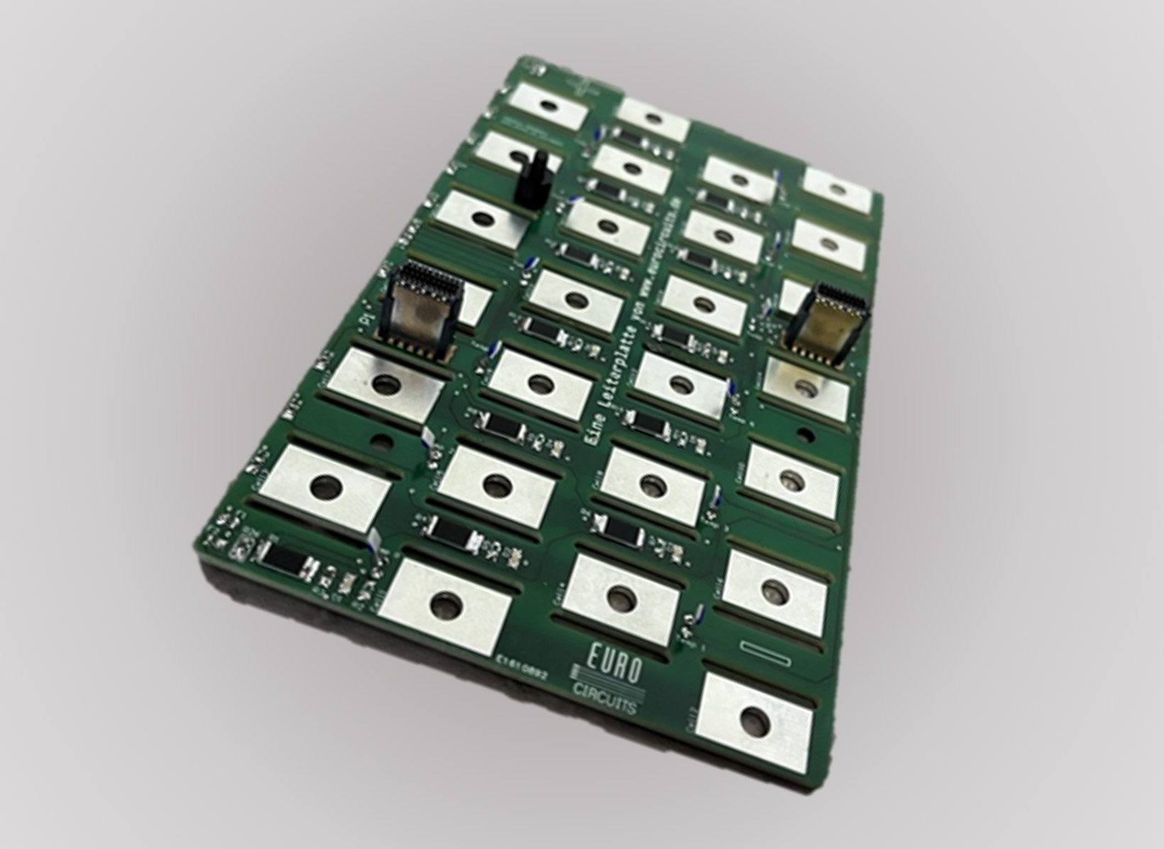 Schaltkreisplatine mit Bauteilen